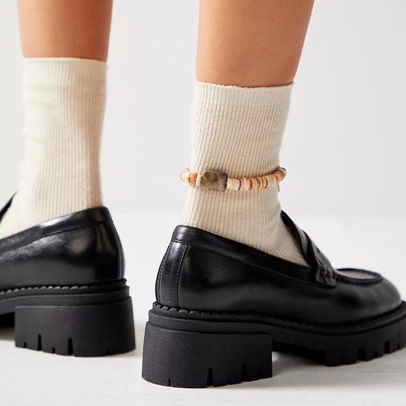 Free People Lyra Lug Sole Loafers in Black, 40 - Picture 2 of 14